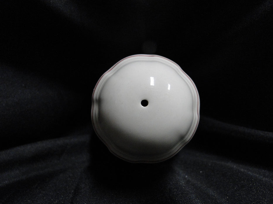 Villeroy & Boch Petite Fleur, Small Flowers, Red Trim: Salt OR Pepper, 1 Hole