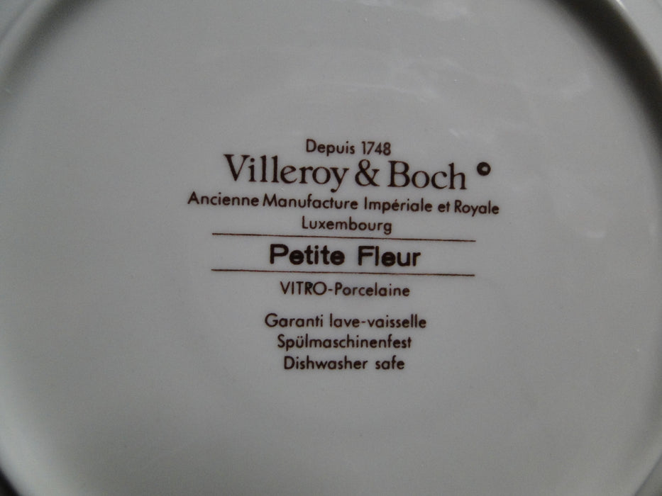 Villeroy & Boch Petite Fleur, Small Flowers, Red Trim: Cup & Saucer Set, 2 3/8"