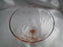 Pink Glass w/ Twisted Optic Bowl: Wine Glass (es), 4 7/8" Tall -- CR#086