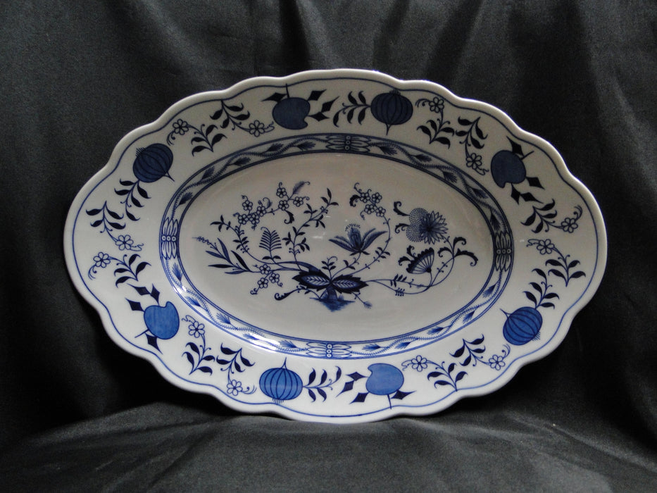 Schaller / Winterling Bavaria Blue Onion: Oval Serving Platter, 14 5/8" x 9 3/4"