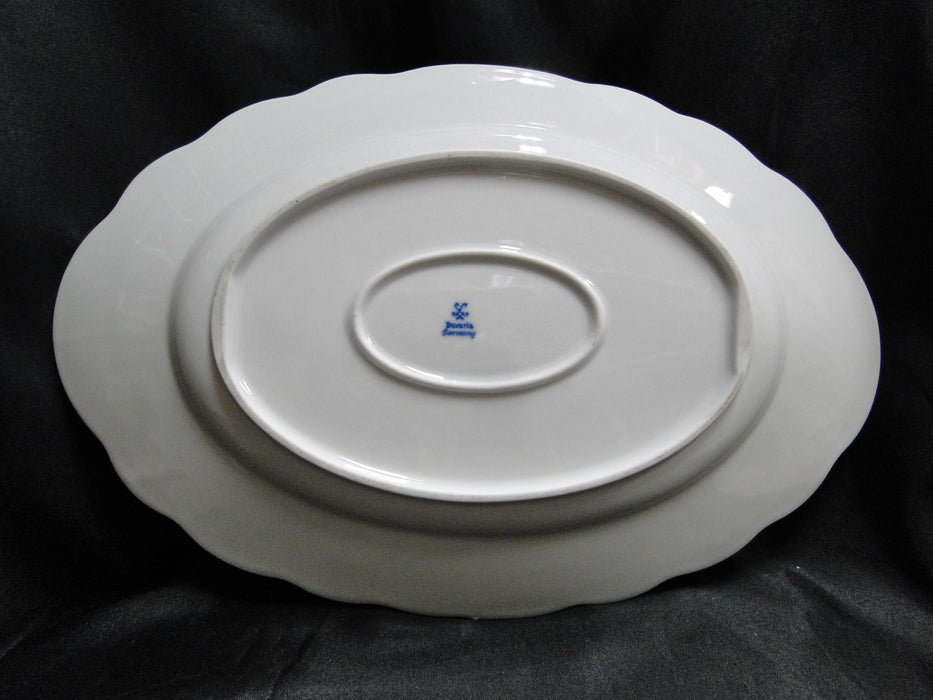 Schaller / Winterling Bavaria Blue Onion: Oval Serving Platter, 14 5/8" x 9 3/4"
