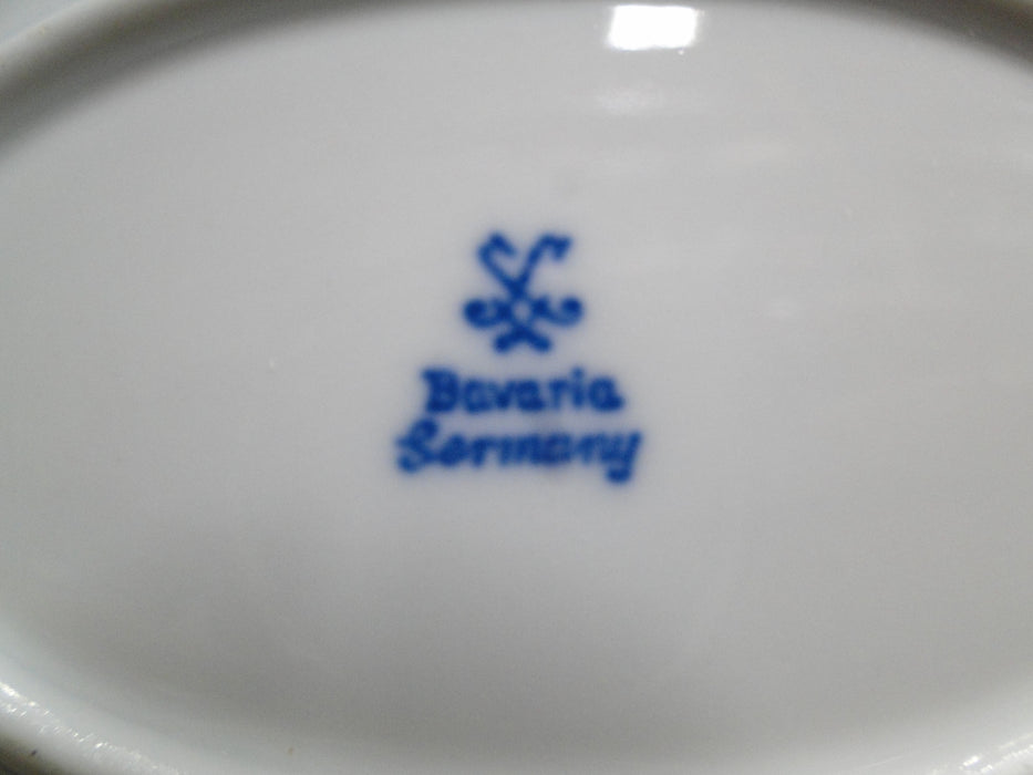 Schaller / Winterling Bavaria Blue Onion: Oval Serving Platter, 14 5/8" x 9 3/4"