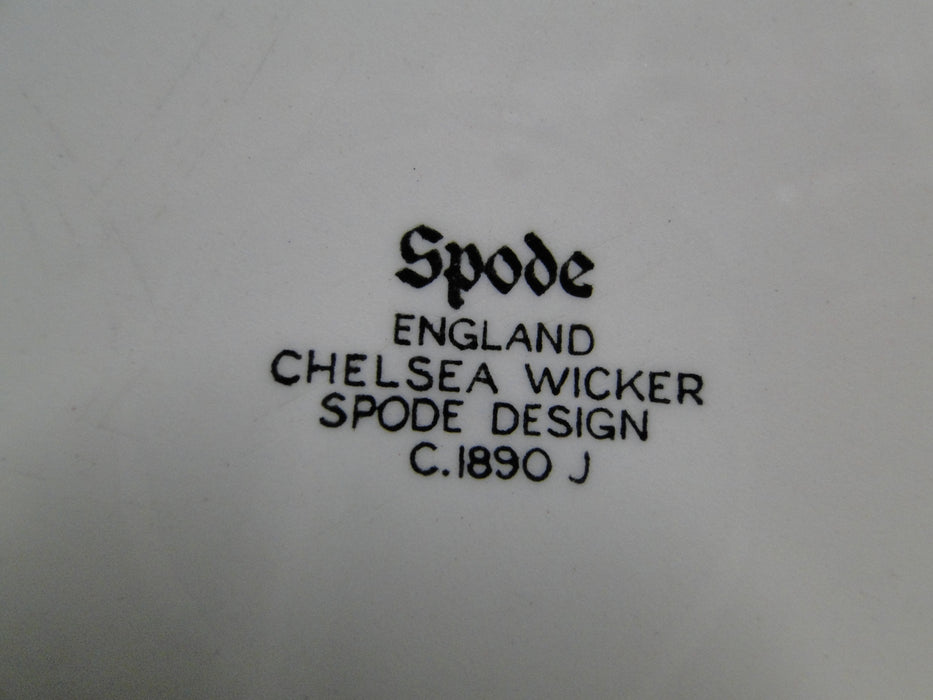 Spode Chelsea Wicker, Embossed Basketweave: Salad Plate (s), 7 5/8", Spots