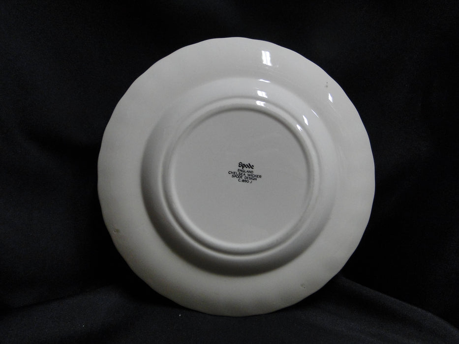 Spode Chelsea Wicker, Embossed Basketweave: Salad Plate (s), 7 5/8", Spots