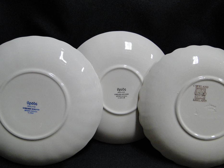 Spode Chelsea Wicker, Embossed Basketweave: Cup & Saucer Set (s), 2 1/8"