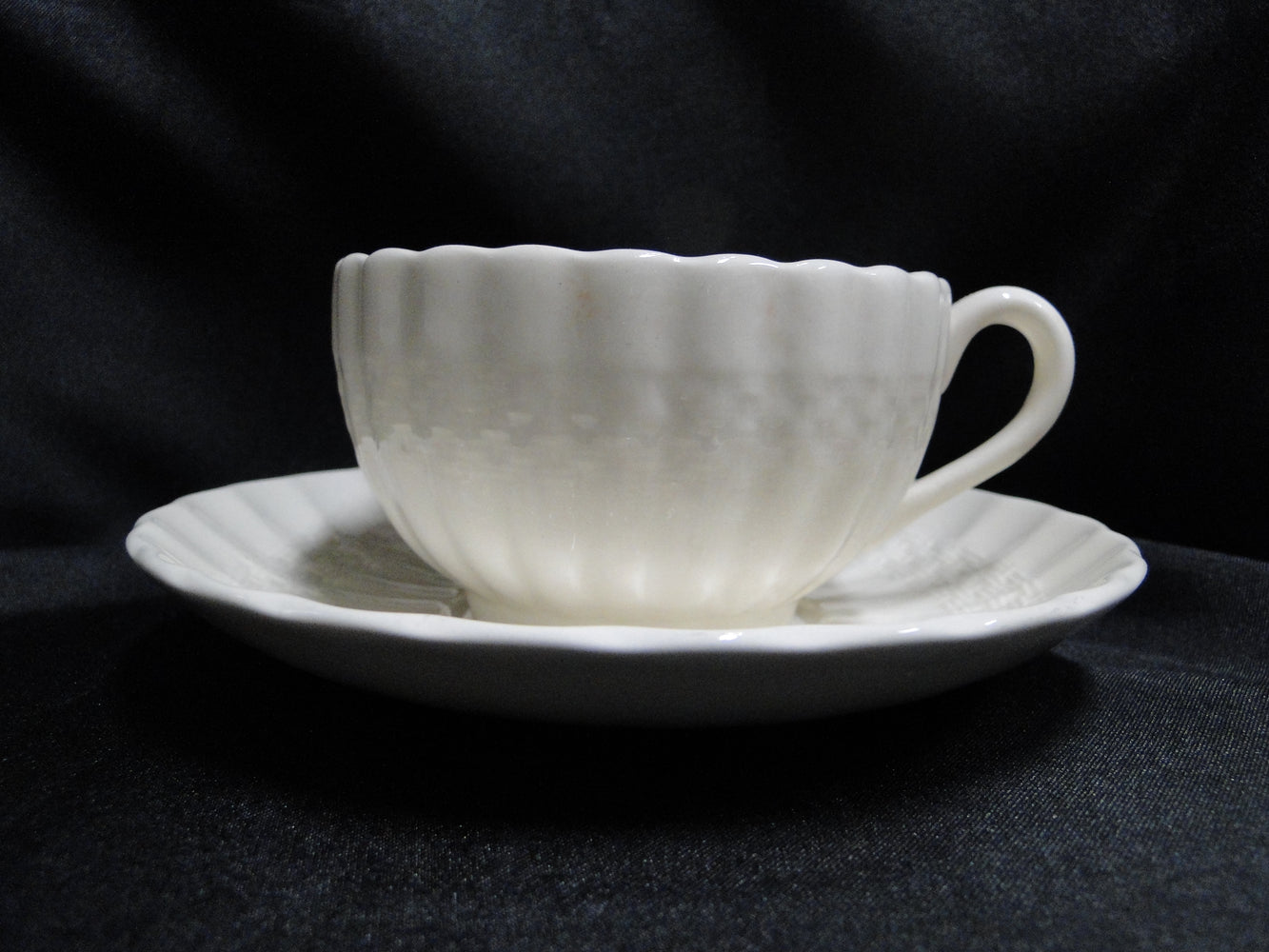 Spode Chelsea Wicker, Embossed Basketweave: Cup & Saucer Set (s), 2 1/8"
