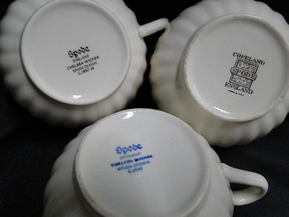 Spode Chelsea Wicker, Embossed Basketweave: Cup & Saucer Set (s), 2 1/8"