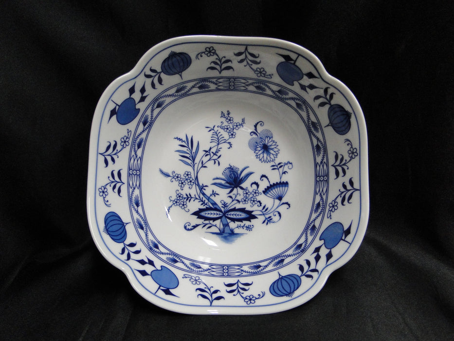 Schaller / Winterling Bavaria Blue Onion: Square Serving Bowl, 9" x 3" Tall