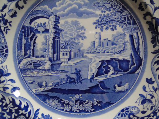 Spode Italian, Blue Scene, England: Dinner Plate (s), 10 1/2", Light Uten Marks