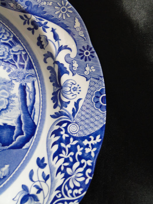 Spode Italian, Blue Scene, England: Dinner Plate (s), 10 1/2", Light Uten Marks