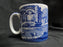 Spode Italian, Blue Scene, England: Mug (s), 3 3/8" Tall, Design Inside