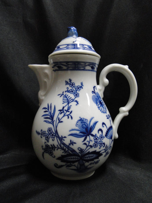 Schaller / Winterling Bavaria Blue Onion: Coffee Pot & Lid, 8 3/4" Tall