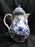Schaller / Winterling Bavaria Blue Onion: Coffee Pot & Lid, 8 3/4" Tall