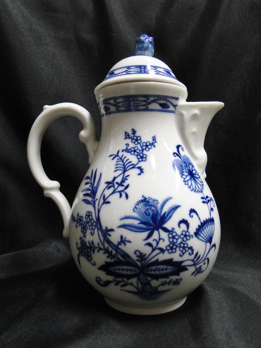 Schaller / Winterling Bavaria Blue Onion: Coffee Pot & Lid, 8 3/4" Tall