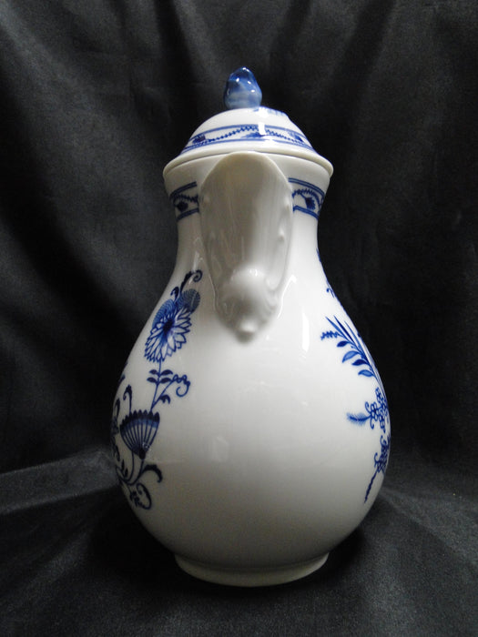 Schaller / Winterling Bavaria Blue Onion: Coffee Pot & Lid, 8 3/4" Tall