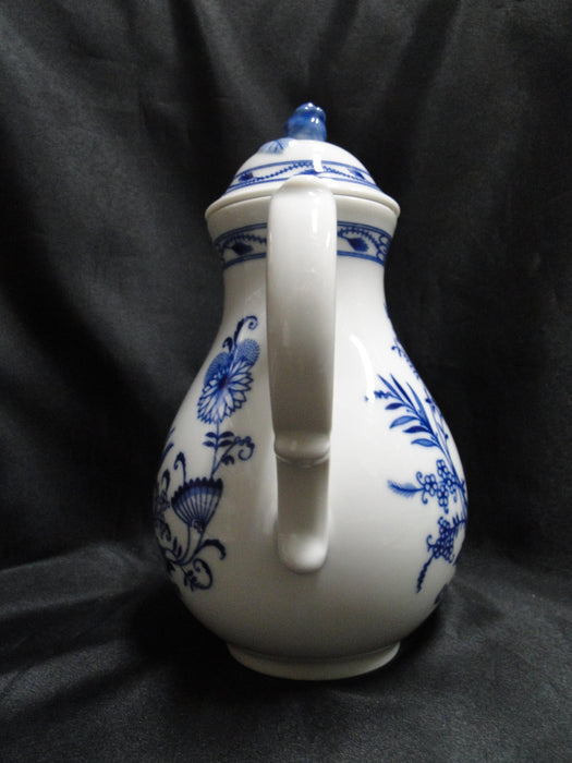 Schaller / Winterling Bavaria Blue Onion: Coffee Pot & Lid, 8 3/4" Tall