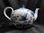 Schaller / Winterling Bavaria Blue Onion: Teapot & Lid, 5 1/4" Tall