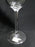 Crystal Guild Clear w/ Two Rows of Vertical Cuts: Fluted Champagne (s), 8 5/8"
