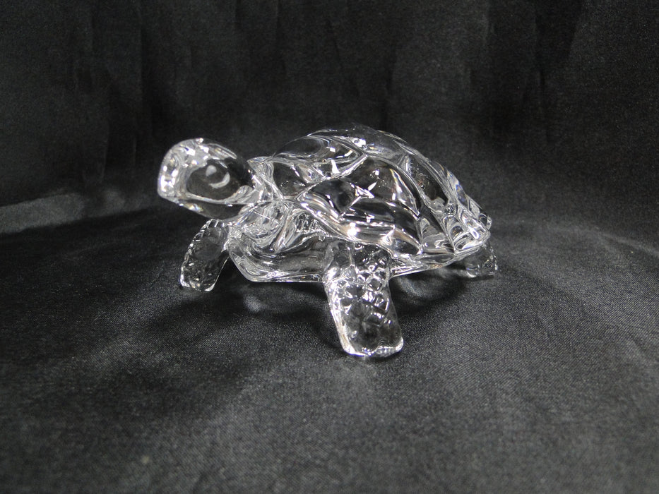 Cristal d'Arques Durand Figurines: Turtle / Tortoise, 4 1/4" x 3" x 2"