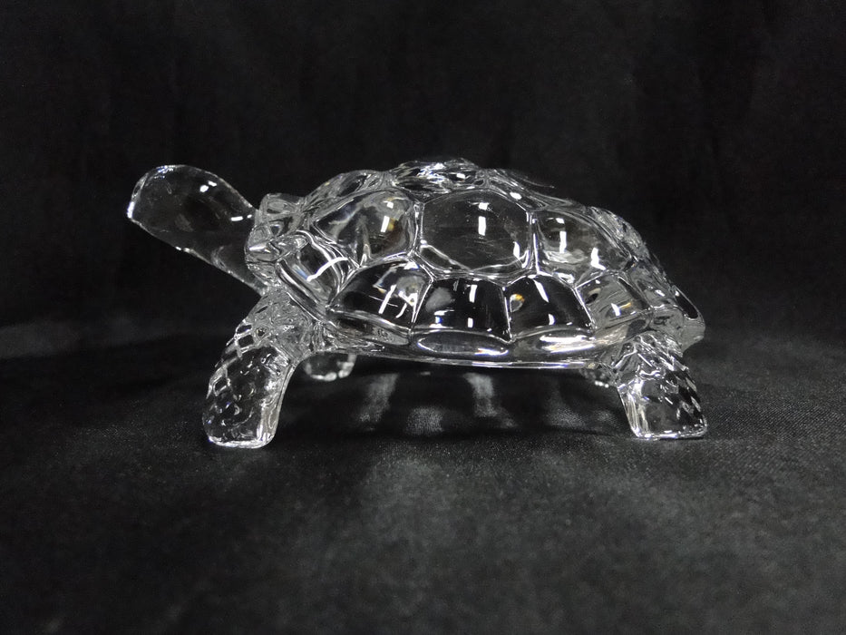 Cristal d'Arques Durand Figurines: Turtle / Tortoise, 4 1/4" x 3" x 2"