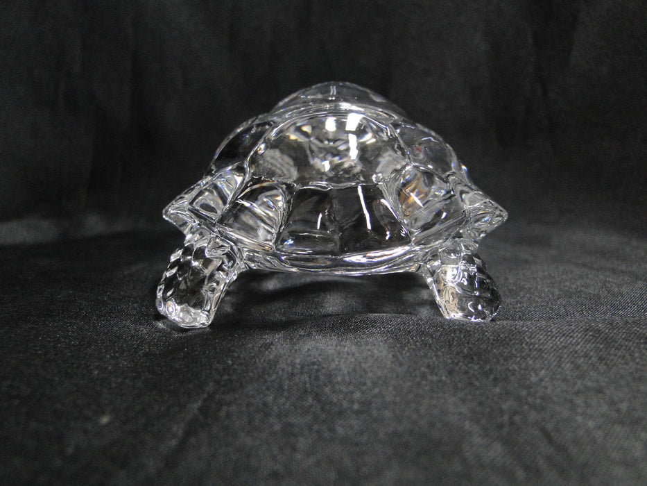 Cristal d'Arques Durand Figurines: Turtle / Tortoise, 4 1/4" x 3" x 2"