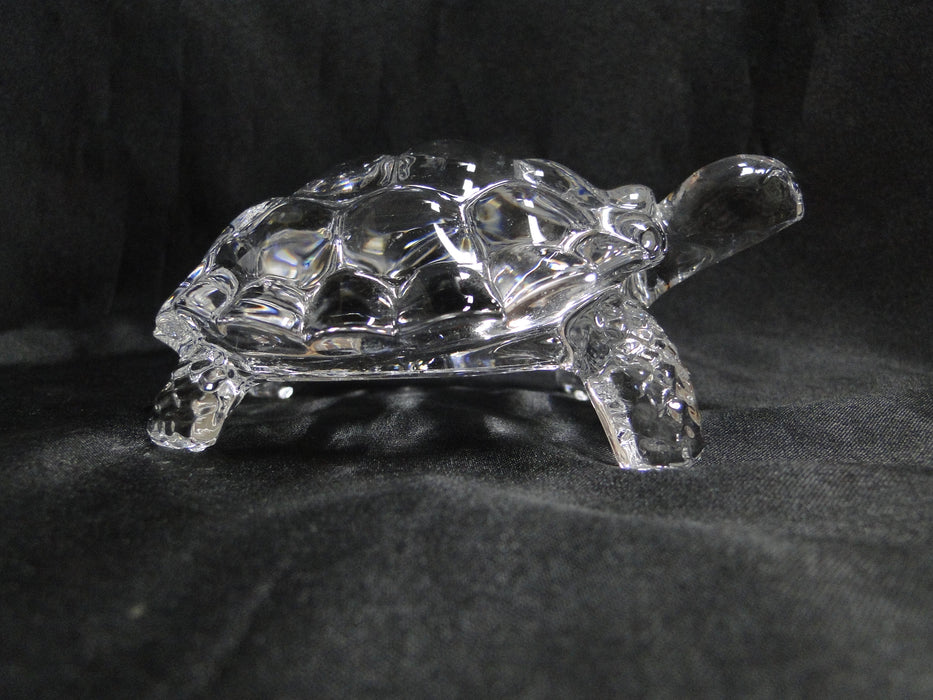 Cristal d'Arques Durand Figurines: Turtle / Tortoise, 4 1/4" x 3" x 2"