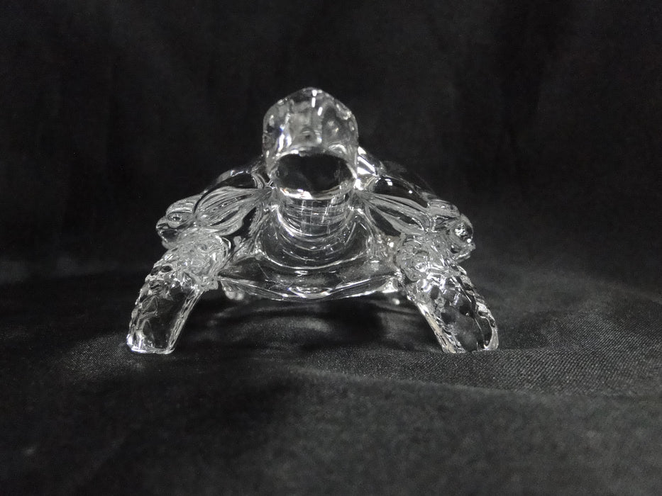 Cristal d'Arques Durand Figurines: Turtle / Tortoise, 4 1/4" x 3" x 2"