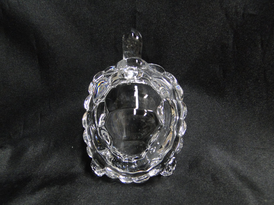 Cristal d'Arques Durand Figurines: Turtle / Tortoise, 4 1/4" x 3" x 2"