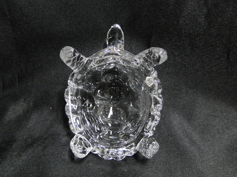 Cristal d'Arques Durand Figurines: Turtle / Tortoise, 4 1/4" x 3" x 2"