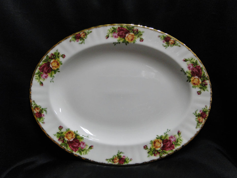 Royal Albert Old Country Roses: Oval Serving Platter, 13 3/4" x 10 3/4"
