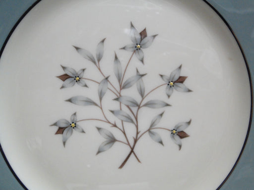 Lenox Kingsley, Teal Rim, Flowers, Platinum: Salad Plate (s), 8 3/8"