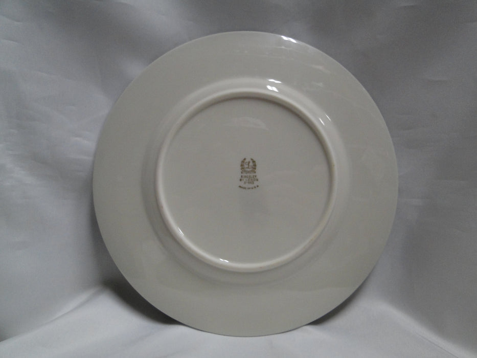 Lenox Kingsley, Teal Rim, Flowers, Platinum: Salad Plate (s), 8 3/8"