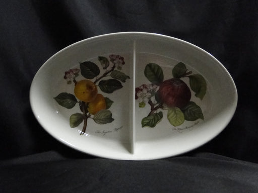 Portmeirion Pomona: Divided Serving Bowl, Pippin, Morning Apple, 11 1/2", Laurel