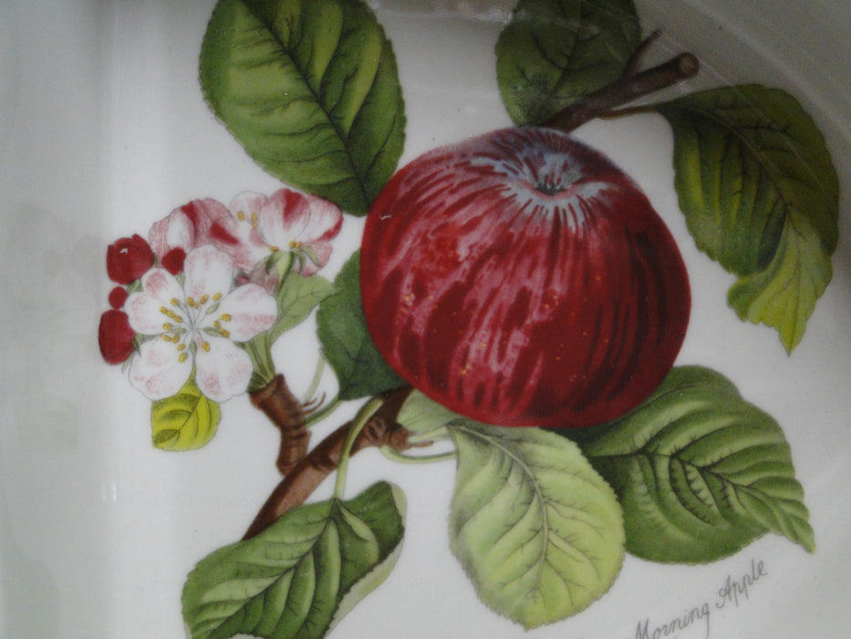 Portmeirion Pomona: Divided Serving Bowl, Pippin, Morning Apple, 11 1/2", Laurel
