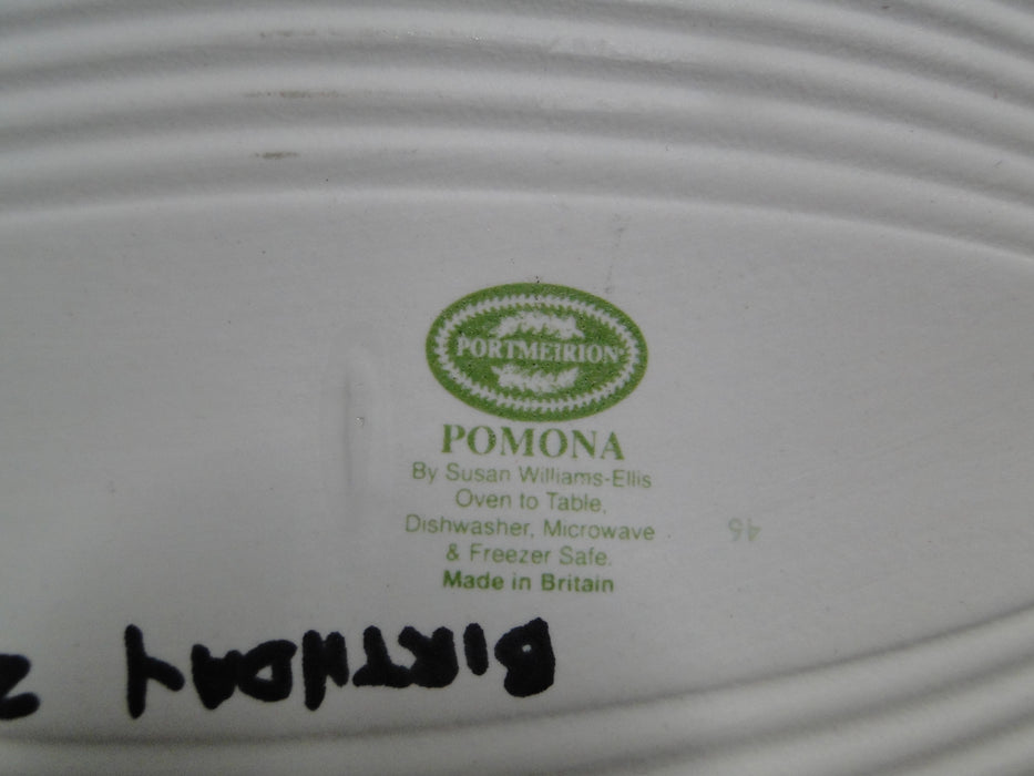 Portmeirion Pomona: Divided Serving Bowl, Pippin, Morning Apple, 11 1/2", Laurel