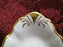 Redon, M (PL Limoges), White, Embossed, Gold Trim: Relish Dish, 9 3/8" x 4 3/4"