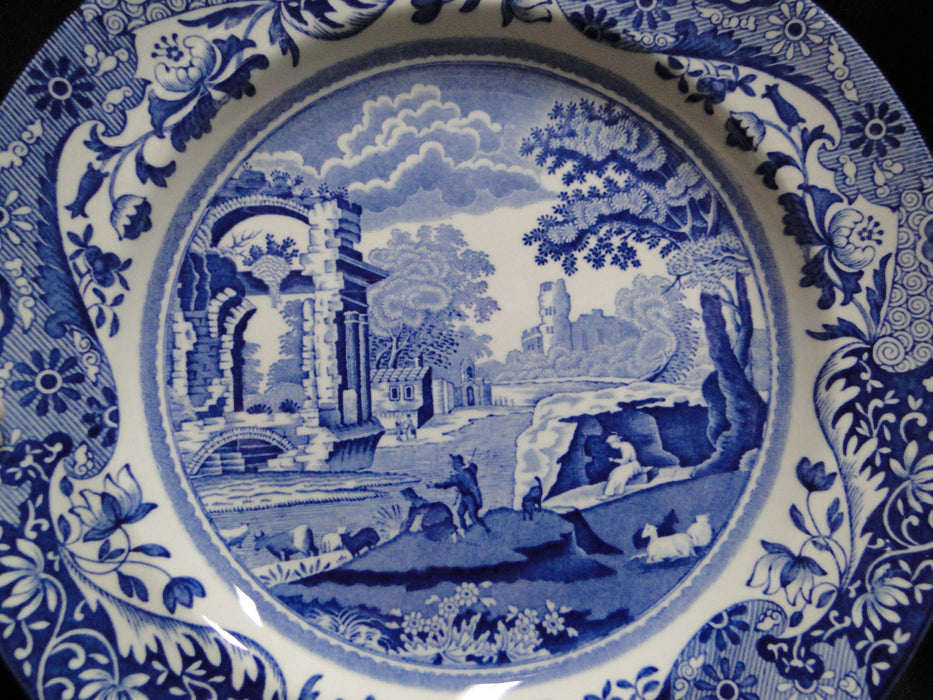 Spode Italian, Blue Scene, England: Salad Plate (s), 7 1/2", Light Uten Marks