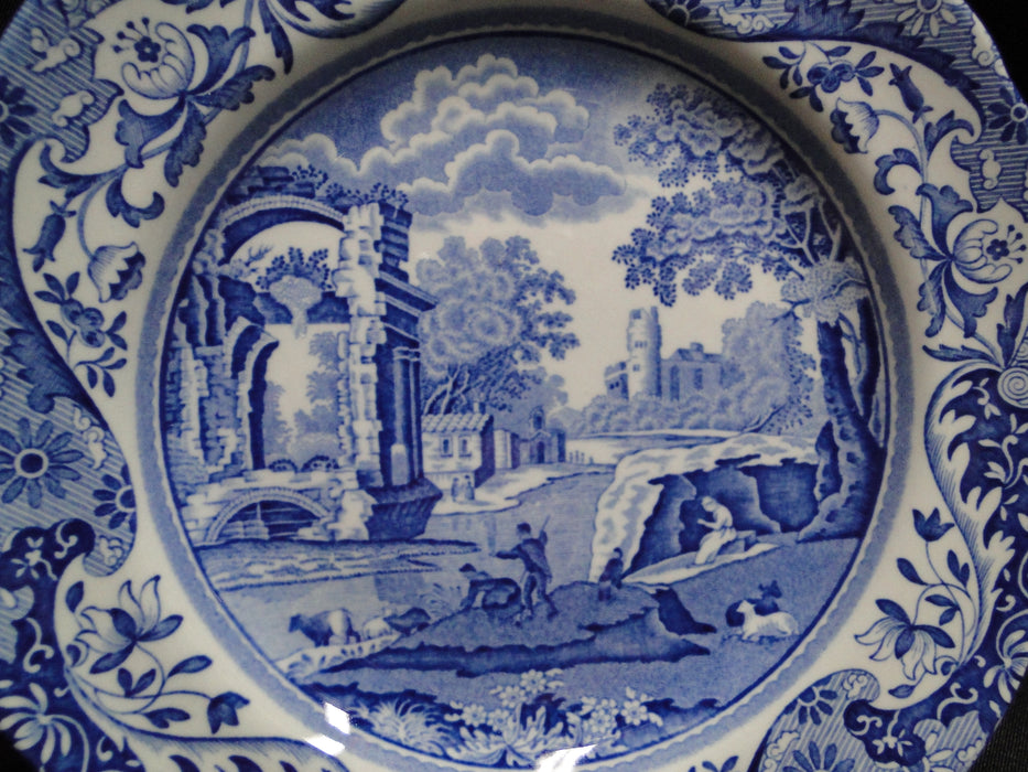Spode Italian, Blue Scene, England: Bread Plate (s), 6 1/4"