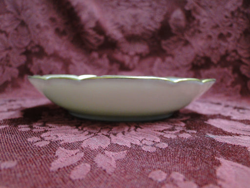 Redon, M (PL Limoges), White Coupe Shape Thick Gold Trim: Fruit Bowl, 5 1/4"