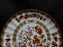 Copeland Spode India Tree Orange Rust: Bouillon & Saucer Set, 2 1/8", No Trim