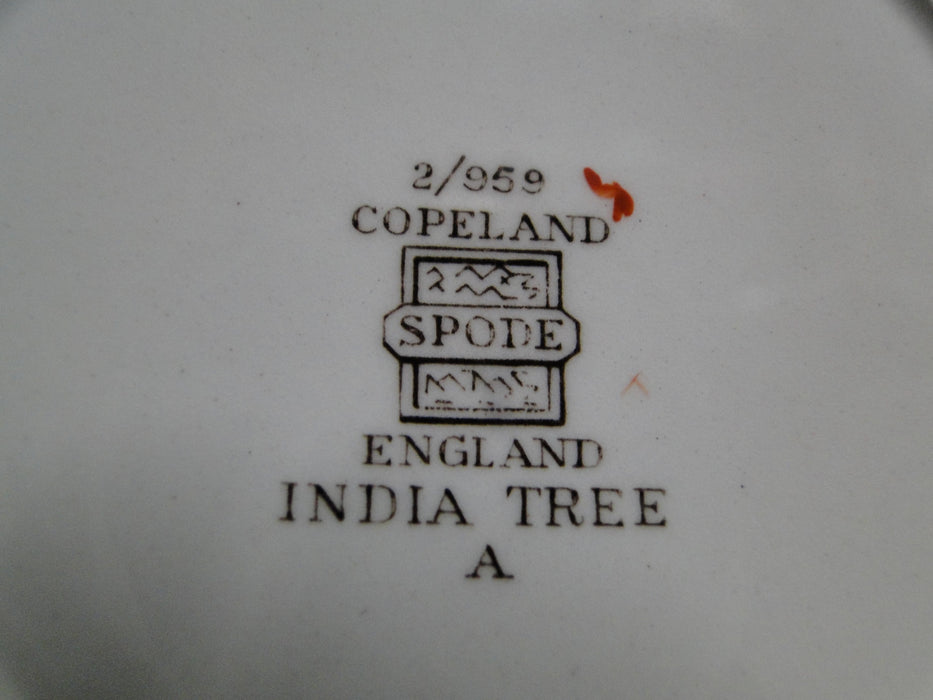 Copeland Spode India Tree Orange Rust: 5 7/8" Bouillon Saucer Only