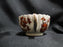 Copeland Spode India Tree Orange Rust: Bouillon & Saucer Set, 2 1/8", No Trim