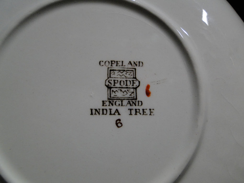 Copeland Spode India Tree Orange Rust: 5 5/8" Saucer Only, As Is