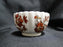 Copeland Spode India Tree Orange Rust: Cup & Saucer Set (s), 2 1/8", Bkstamp