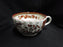 Copeland Spode India Tree Orange Rust: Cup & Saucer Set (s), 2 1/8", Bkstamp