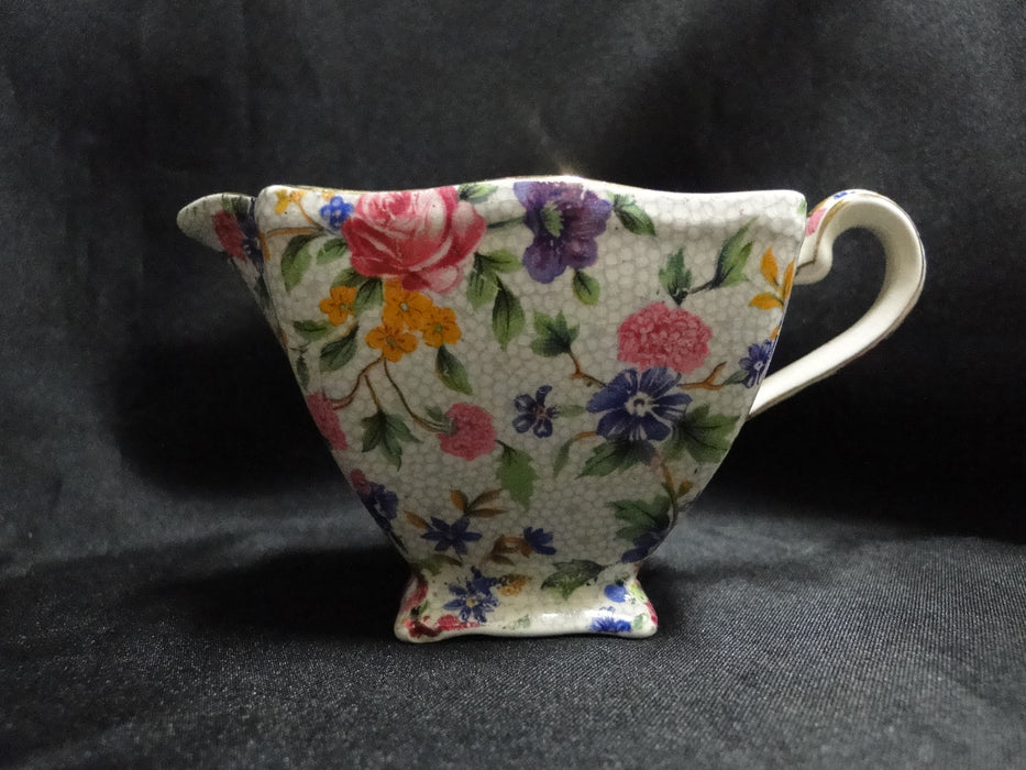 Royal Winton Old Cottage Chintz: Ascot Creamer / Cream Pitcher, 2 3/8"