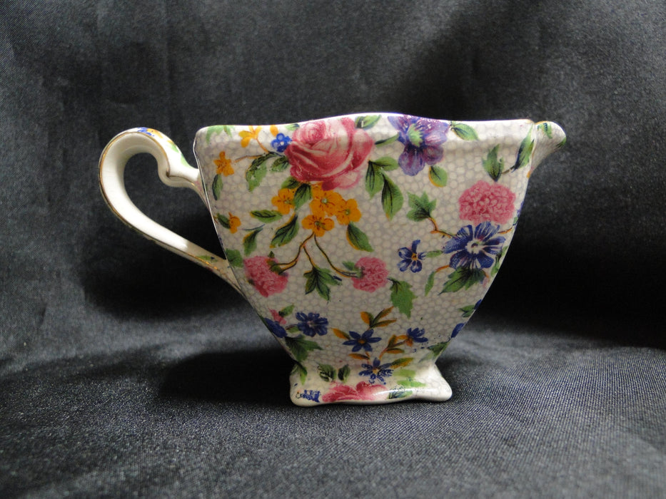 Royal Winton Old Cottage Chintz: Ascot Creamer / Cream Pitcher, 2 3/8"