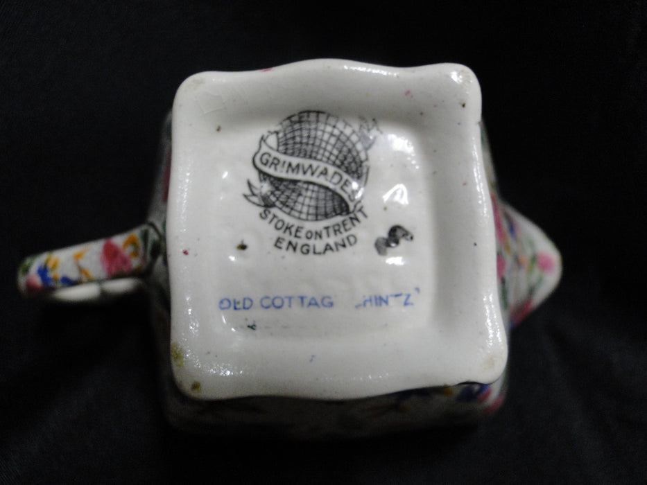 Royal Winton Old Cottage Chintz: Ascot Creamer / Cream Pitcher, 2 3/8"