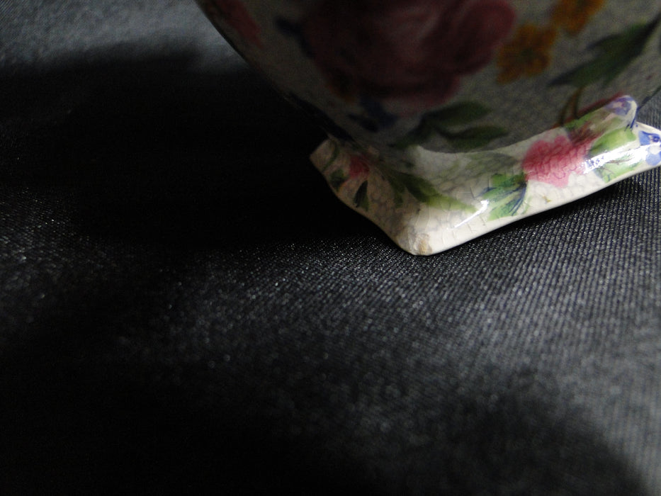 Royal Winton Old Cottage Chintz: Ascot Open Sugar Bowl, 2 1/4", As Is