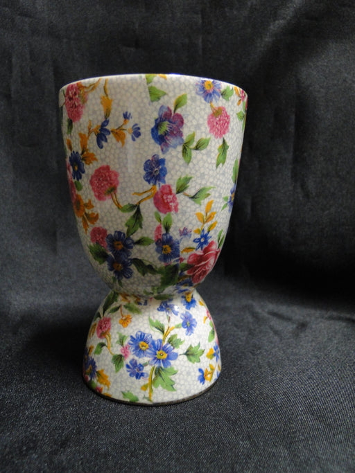 Royal Winton Old Cottage Chintz: Double Egg Cup, 3 3/4" Tall